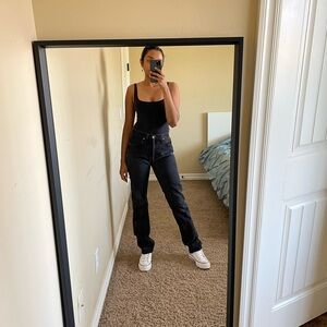 LEVI’S 501 faded black jeans